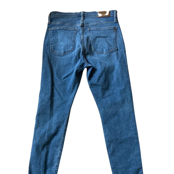 Madewell 10" High Rise Skinny Button Front Jeans 28P - Picture 4 of 5